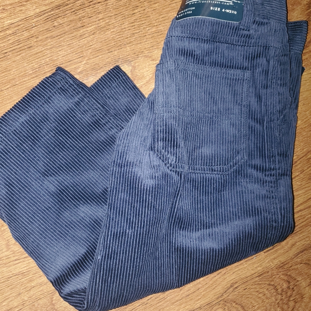 4T NWT Navy Blue Corduroy pants